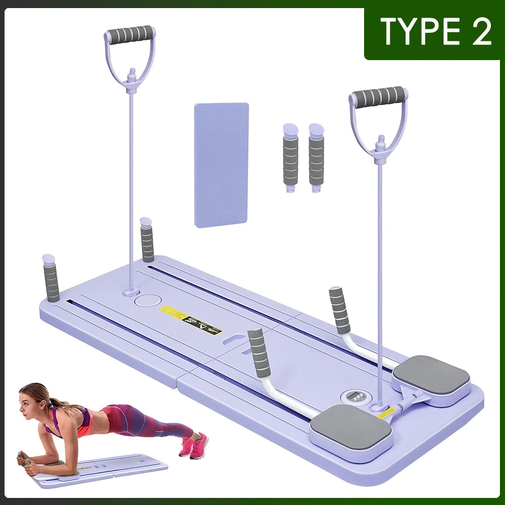 Multifunctional Fitness Board Exercise Pilates Board Push-up Stand Set Fitness and Muscle Training Device Yoga Workout Equipment